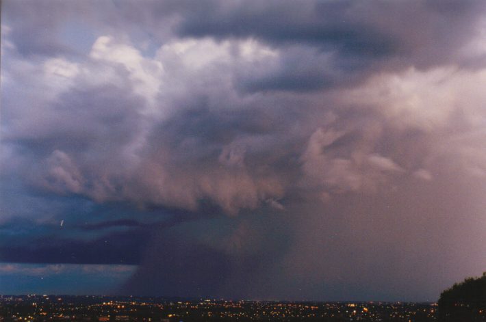 raincascade precipitation_cascade : Horsley Park, NSW   13 November 1998