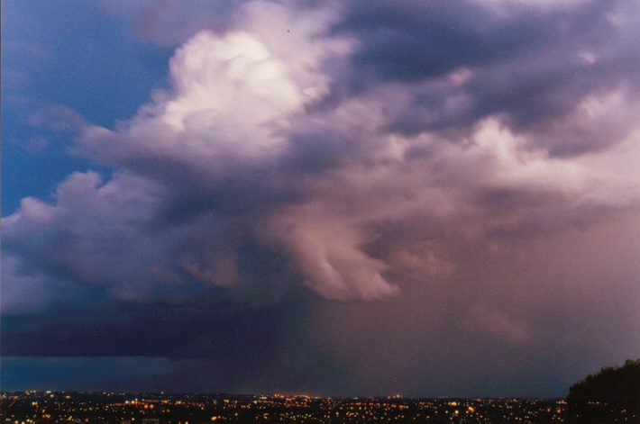 raincascade precipitation_cascade : Horsley Park, NSW   13 November 1998