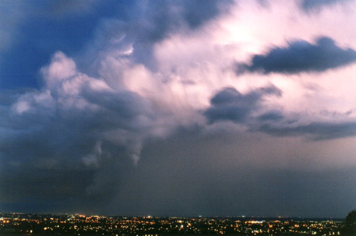 raincascade precipitation_cascade : Horsley Park, NSW   13 November 1998