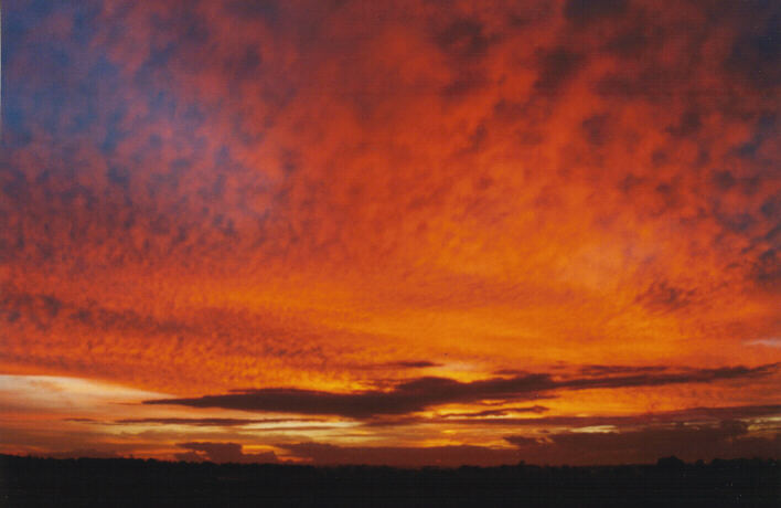 altocumulus altocumulus_cloud : Schofields, NSW   24 February 1999