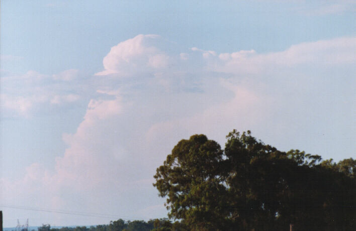 thunderstorm cumulonimbus_incus : Schofields, NSW   3 March 1999