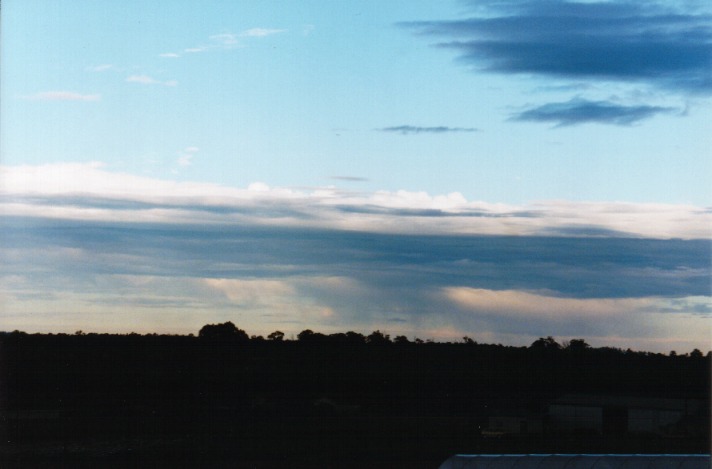 altocumulus lenticularis : Schofields, NSW   13 June 1999