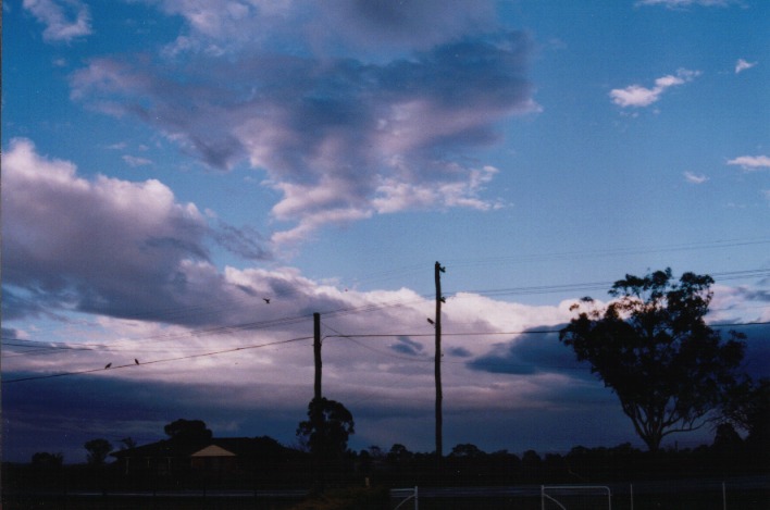 altocumulus altocumulus_cloud : Schofields, NSW   13 August 1999