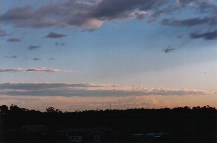 altocumulus castellanus : Schofields, NSW   13 August 1999