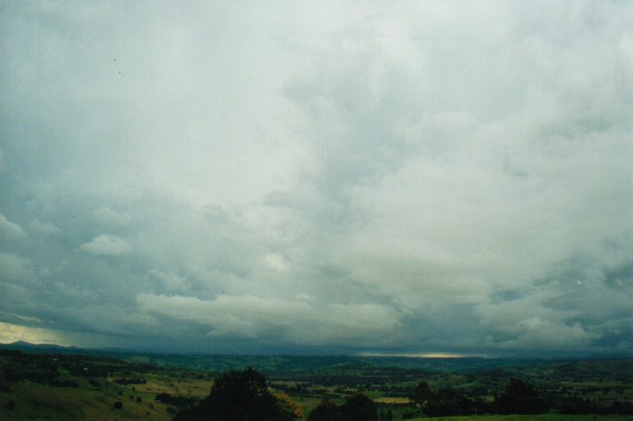 cumulonimbus thunderstorm_base : McLeans Ridges, NSW   28 August 1999