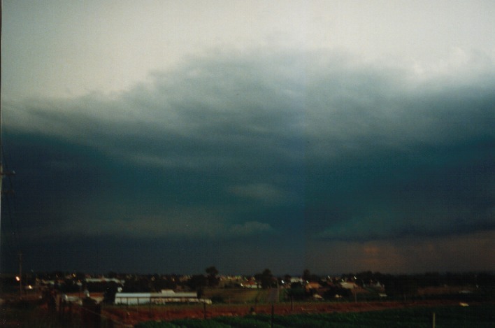 raincascade precipitation_cascade : Schofields, NSW   22 September 1999