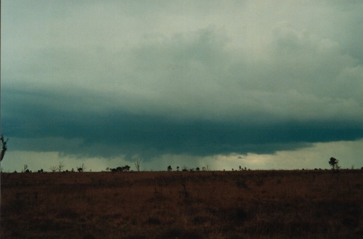 cumulonimbus thunderstorm_base : Bendemeer, NSW   26 September 1999