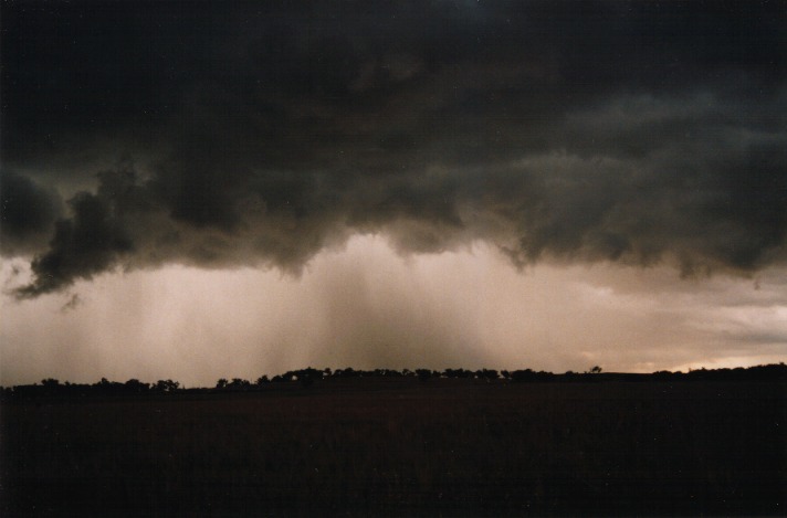 cumulonimbus thunderstorm_base : Tamworth, NSW   26 September 1999