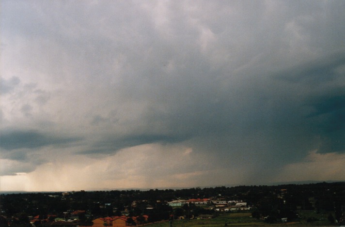 cumulonimbus thunderstorm_base : Rooty Hill, NSW   18 October 1999