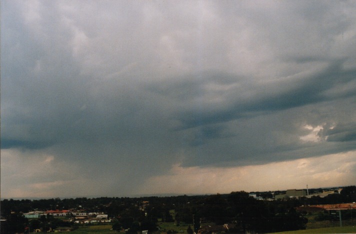 raincascade precipitation_cascade : Rooty Hill, NSW   18 October 1999