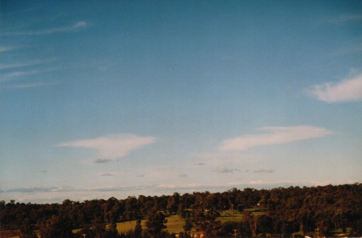 cirrus cirrus_cloud : Schofields, NSW   25 October 1999