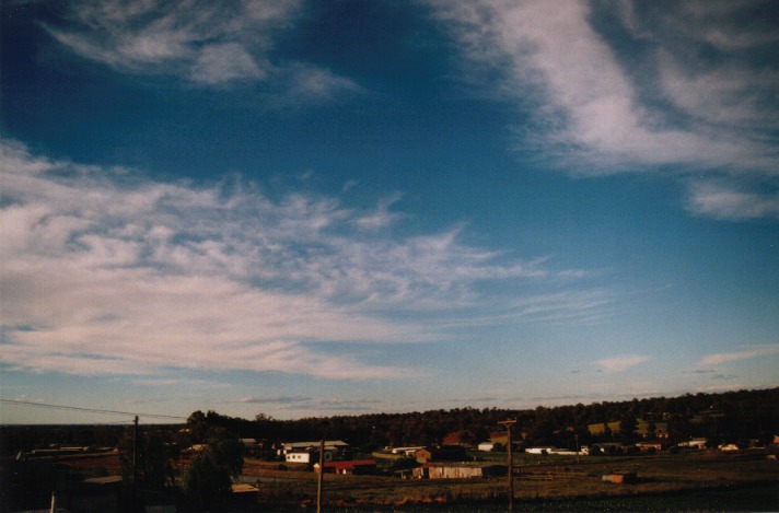 cirrus cirrus_cloud : Schofields, NSW   25 October 1999