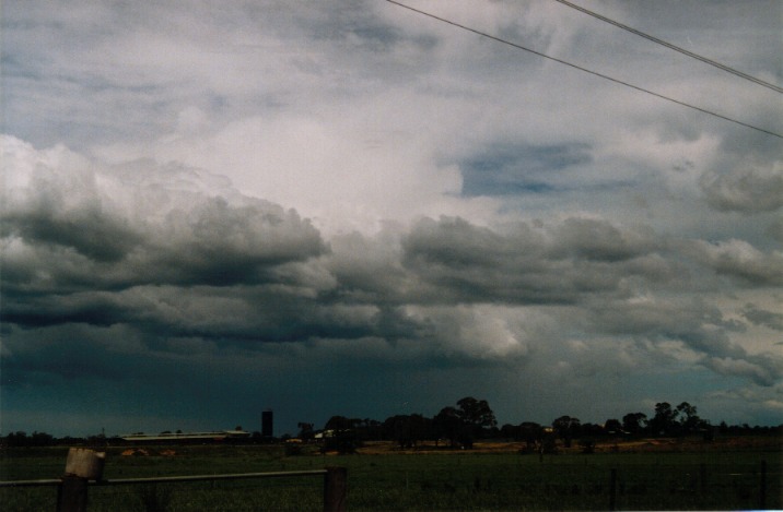 thunderstorm cumulonimbus_incus : Richmond, NSW   6 November 1999