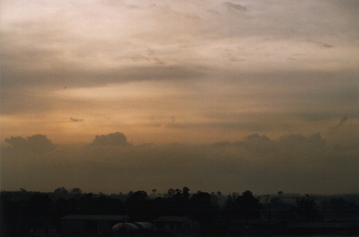 altostratus altostratus_cloud : Schofields, NSW   8 November 1999