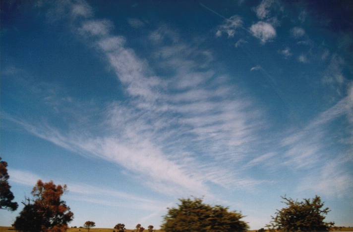 altocumulus undulatus : near Wellington, NSW   20 November 1999