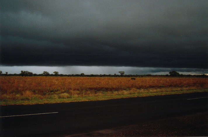 cumulonimbus thunderstorm_base : Barringun, NSW   20 November 1999