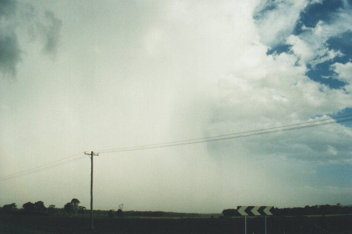 thunderstorm cumulonimbus_incus : Woodburn, NSW   31 December 1999