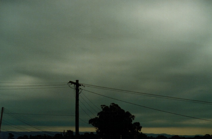 nimbostratus nimbostratus_cloud : Schofields, NSW   4 March 2000