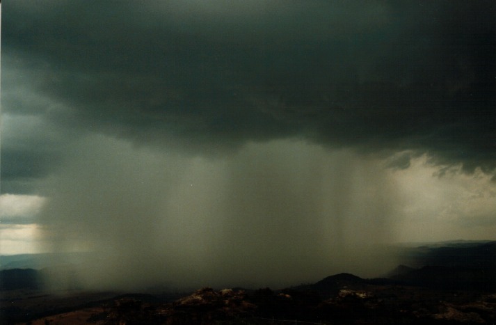 cumulonimbus thunderstorm_base : Lithgow, NSW   5 March 2000