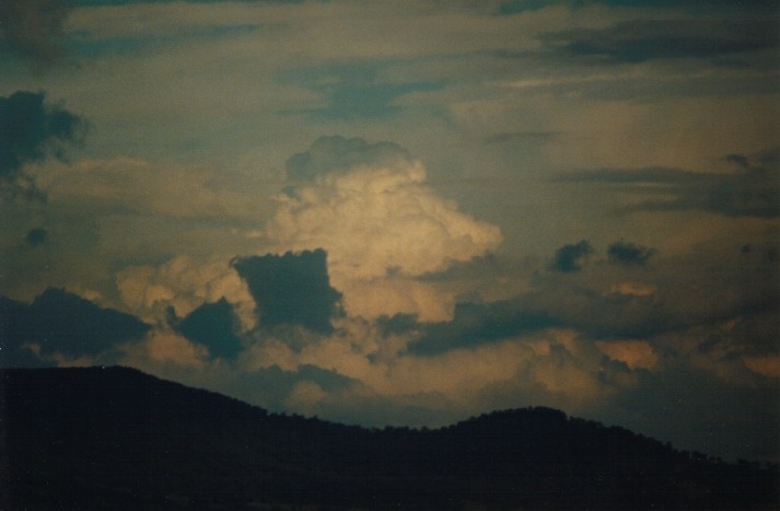 thunderstorm cumulonimbus_calvus : E of Premer, NSW   1 April 2000