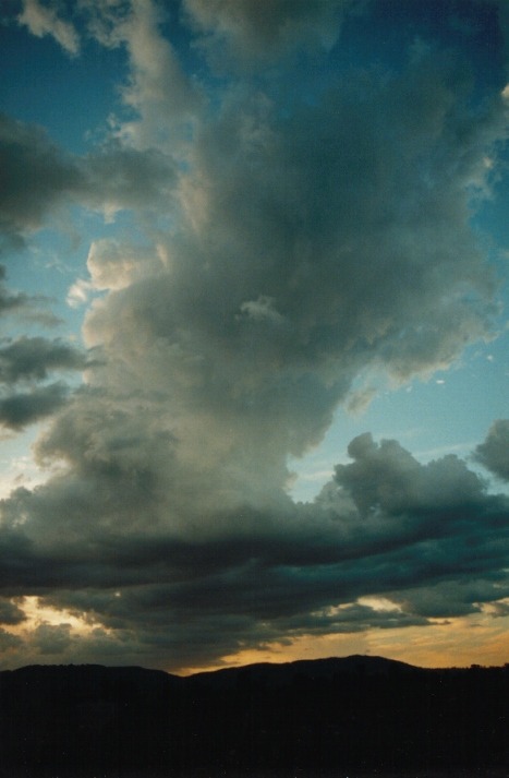 thunderstorm cumulonimbus_calvus : Spring Ridge, NSW   1 April 2000