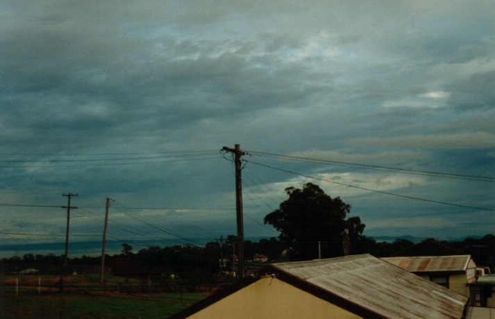 altostratus altostratus_cloud : Schofields, NSW   5 May 2000