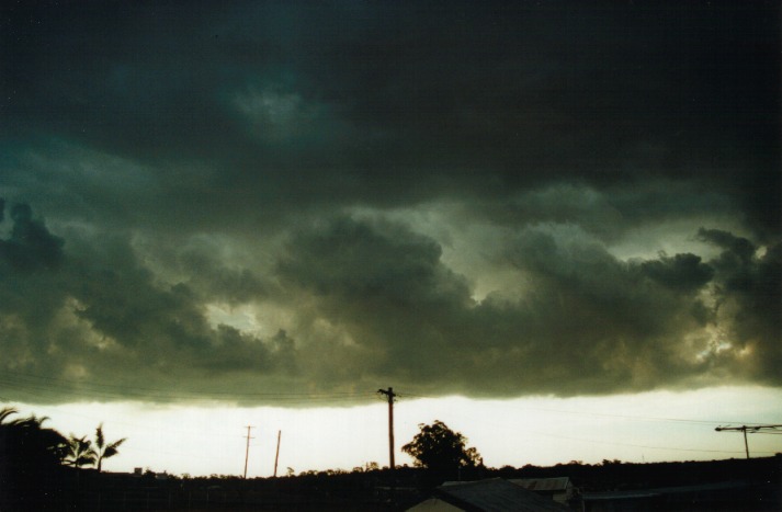 cumulonimbus thunderstorm_base : Schofields, NSW   18 June 2000