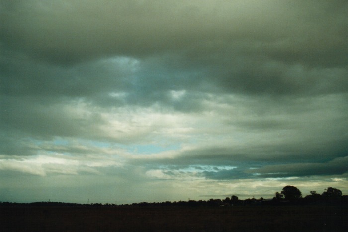 altocumulus castellanus : E of Quirindi, NSW   10 July 2000