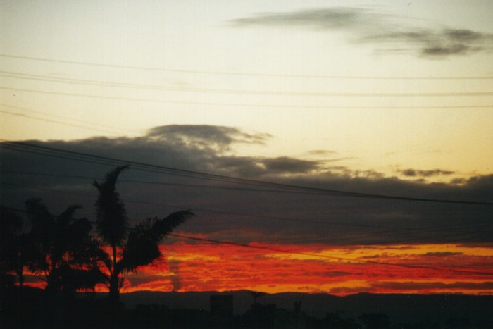 sunset sunset_pictures : Schofields, NSW   11 July 2000