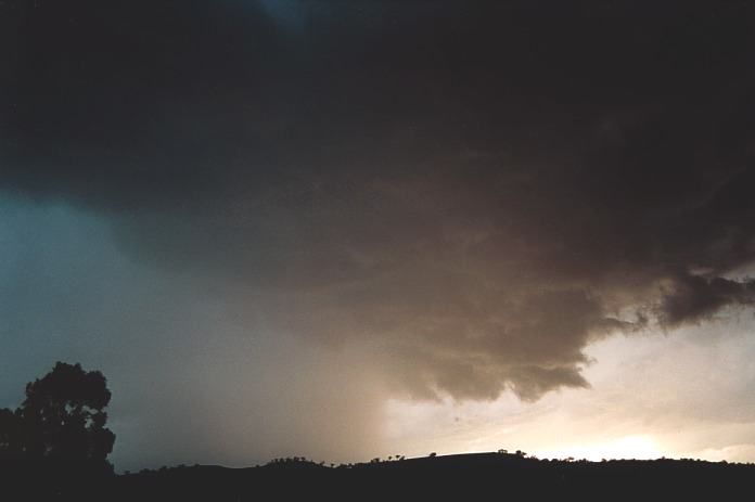 raincascade precipitation_cascade : Willow Tree, NSW   3 November 2000