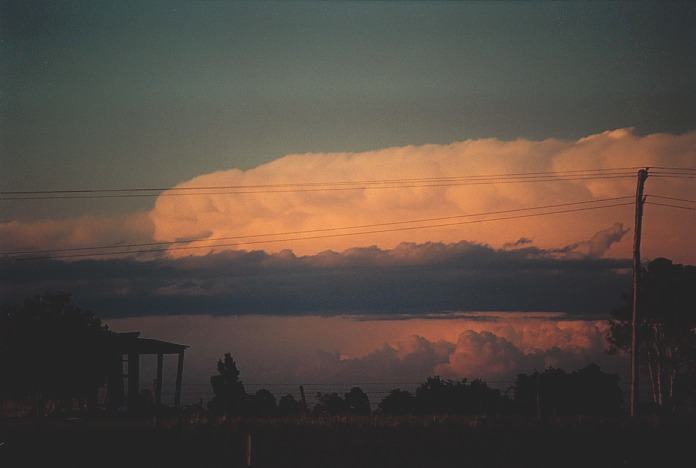 thunderstorm cumulonimbus_incus : Grafton, NSW   4 November 2000