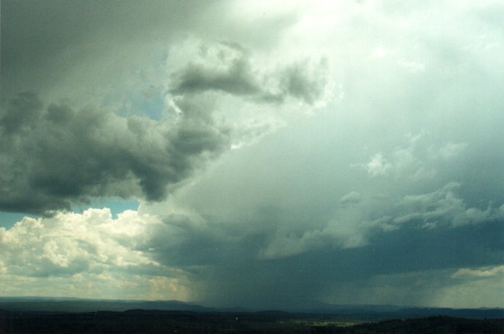 raincascade precipitation_cascade : Richmond Range, NSW   4 November 2000