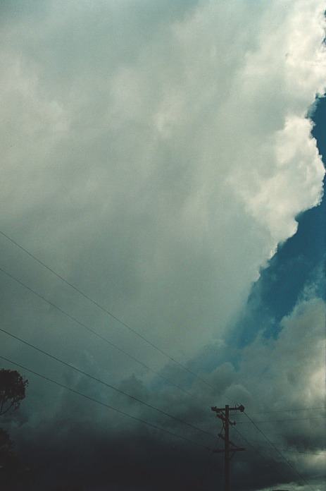 thunderstorm cumulonimbus_incus : Coffs Harbour, NSW   5 November 2000