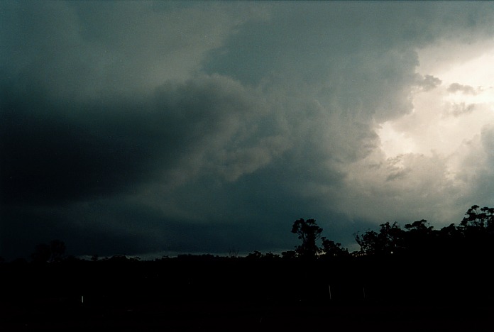 cumulonimbus supercell_thunderstorm : Coffs Harbour, NSW   5 November 2000