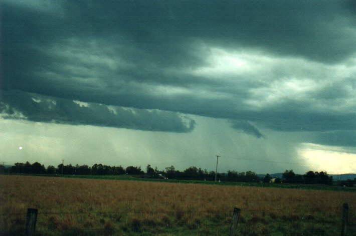 cumulonimbus thunderstorm_base : S of Kyogle, NSW   5 November 2000