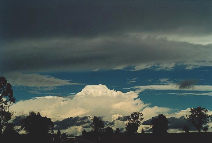 pileus pileus_cap_cloud : Taroom, Qld   21 November 2000