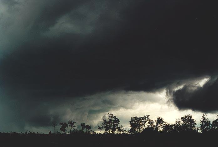 cumulonimbus thunderstorm_base : near Taroom, Qld   21 November 2000