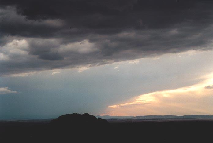 cumulonimbus thunderstorm_base : Quirindi, NSW   6 December 2000