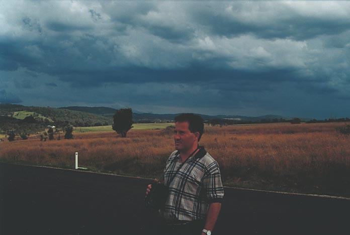 cumulonimbus thunderstorm_base : W of Wongwibinda, NSW   17 January 2001