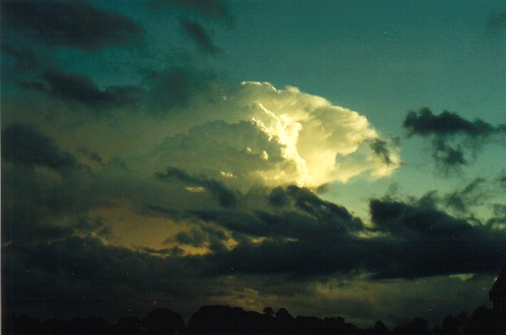 thunderstorm cumulonimbus_incus : McLeans Ridges, NSW   18 January 2001