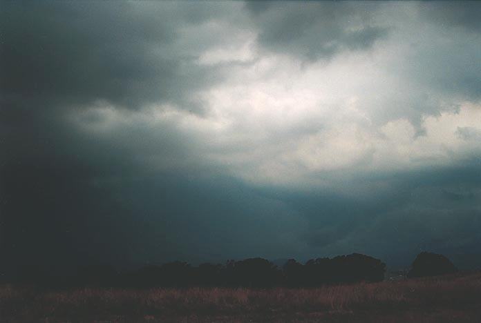 cumulonimbus thunderstorm_base : Hampton, NSW   25 January 2001