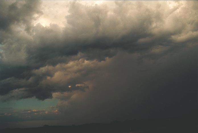 raincascade precipitation_cascade : Lithgow, NSW   25 January 2001