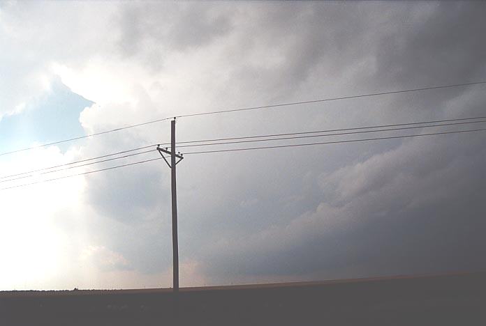 cumulonimbus thunderstorm_base : Amarillo, Texas, USA   29 May 2001