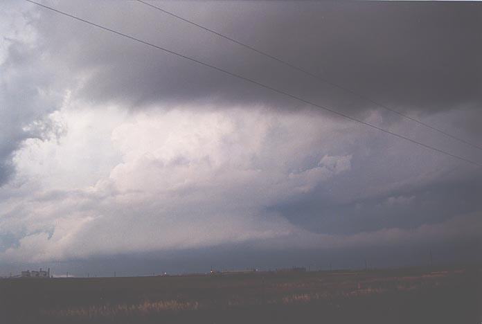 cumulonimbus supercell_thunderstorm : Amarillo, Texas, USA   29 May 2001