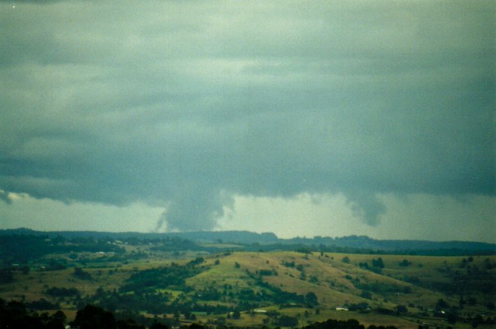 cumulonimbus thunderstorm_base : McLeans Ridges, NSW   25 July 2001