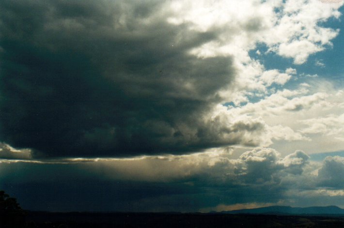 cumulonimbus thunderstorm_base : McLeans Ridges, NSW   5 September 2001