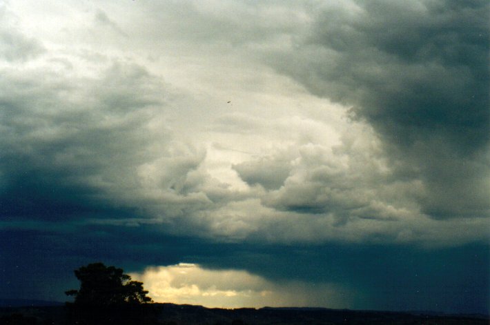 cumulonimbus thunderstorm_base : McLeans Ridges, NSW   5 September 2001