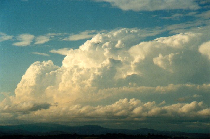 thunderstorm cumulonimbus_incus : McLeans Ridges, NSW   14 September 2001