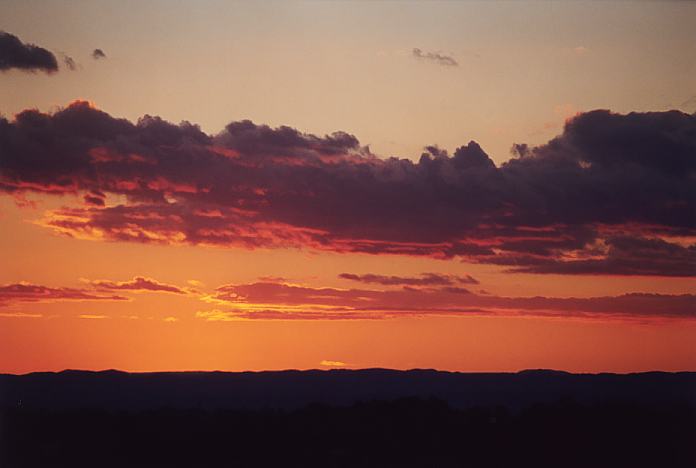 altocumulus castellanus : Rooty Hill, NSW   24 October 2001