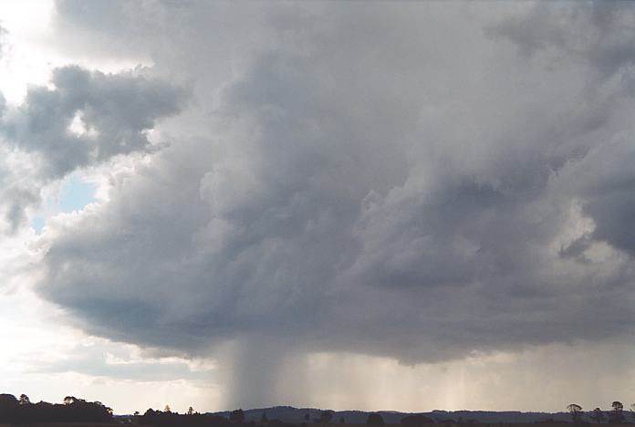 cumulonimbus thunderstorm_base : Dorrigo, NSW   30 November 2001